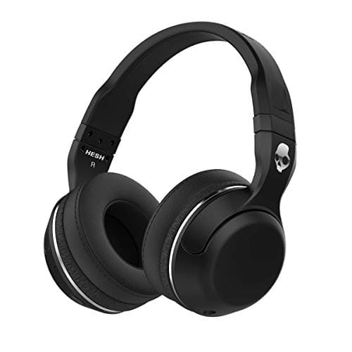 Skullcandy Hesh 2 Over-Ear Wireless Headphones, 15 Hr Battery, Microphone, Works with iPhone Android and Bluetooth Devices - Black