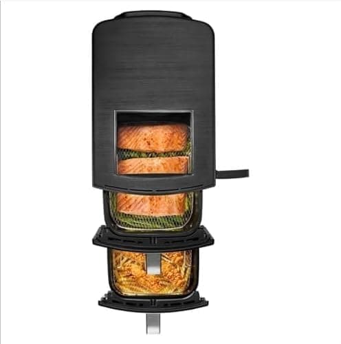 Gourmias 11 Qt Dual Basket Air Fryer with Smart Finish & 4-Layer Cooking | Digital Touchscreen, Sync Cook, 8 Presets | XL Capacity for Healthy Meals, Easy Clean, 1700W Power 8