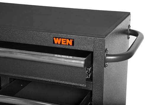Wen 52-Inch Premium Rolling Tool Cabinet, Black, Heavy Duty 21-Gauge Powder-Coated Steel Construction, for Garage and Workshop (GG532B) 5