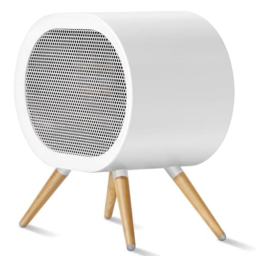 Cute Space Heater, Portable Space Heaters for Indoor Use, 1000W Small Electric Desk Heater for Bedroom or Office Gifts for Women, 3 Mode PTC Ceramic Heater, Mini Heater Overheating Tip-Over Protection