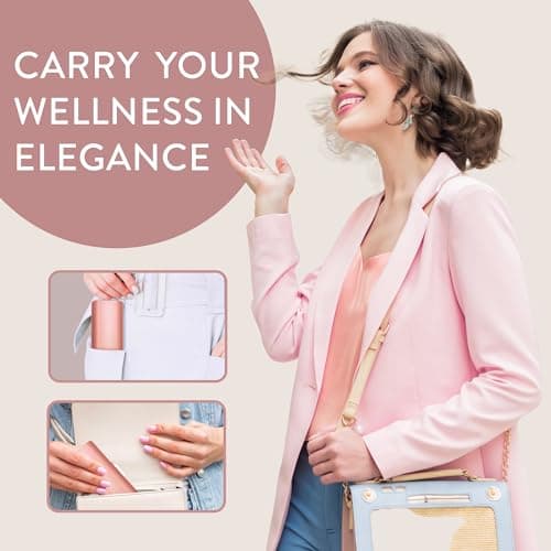 Mimi Medcessories - Pretty Pill Box Set - Stylish & Compact Daily Pill Organizer, Medication Pill Case, Pill Container for Vitamin Management, Pill Holder, Travel Essentials for Women & Men - Rose 7