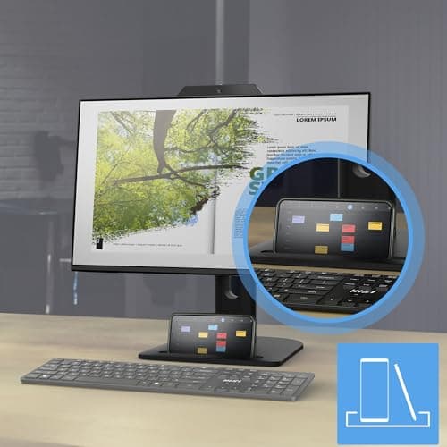 MSI PRO MP242PMG, 24-inch IPS 1920 x 1080 (FHD) Computer Monitor, 120Hz, Webcam, Adaptive-Synch, EPEAT Silver, HDMI, DisplayPort, VGA Port, VESA Mountable, Tilt, Height Adjustable, Speaker, 1ms, Black 7