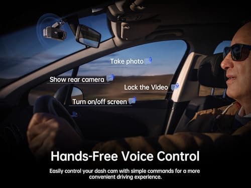 Pelsee 4K 3 Channel Dash Cam Front and Rear Inside, Dash Camera for Cars, 4K+1080P+1080P Dashcam with APP & WiFi, 64GB Card Included, Smart Driving System ADAS DMS, 24H Parking Mode,G-Sensor,256GB Max 7