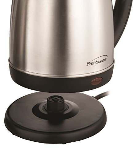 Brentwood KT-1780 1.5L Stainless Steel Cordless Electric Kettle,Silver 5