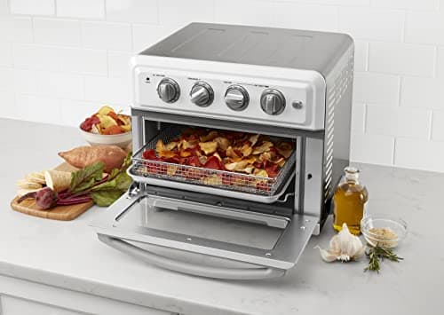 Cuisinart TOA-60W Convection AirFryer Toaster Oven, Premium 1800-Watt Motor with 7-in-1 Functions and Wide Temperature Range, Large Capacity Air Fryer with 60-Minute Timer/Auto-Off, White 6