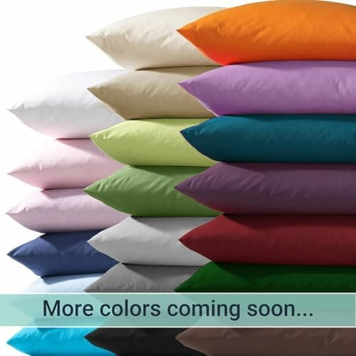 ZPECC White Pillow Cases Standard Size Set of 4, 20x26 Envelope Closure Pillowcases, Soft Plain Brushed Microfiber Covers Hypoallergenic Breathable 7