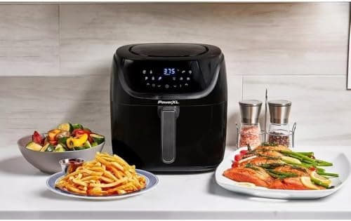 Power-XL Vortex Pro Air Fryer 8 Quart, 1700W, Nonstick Coating, Dishwasher-Safe, Built-in Food Dehydrator, Automatic ShutOff, LED Touchscreen, 10 Presets, XL Kitchen Appliances.. 6