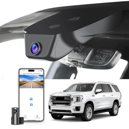 Mangoal Front 4K & Rear 1080P Dash Cam Custom fit for GMC Yukon, Yukon XL 2023-2026(Model A), SLE SLT AT4 Denali Denali Ultimate, Integrated OEM Look, UHD 2160P Video, G-Sensor, 128GB Card