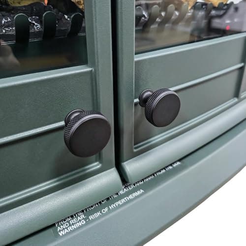 Modern Ember Harlowe Freestanding Electric Fireplace Stove Heater in Hunter Green with Multi-Color Ember Bed | Smart Technology | Alexa/WiFi Enabled | 1500W | Indoor Portable Heater | Safety Shutoff 7