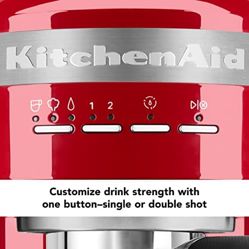 KitchenAid Metal Semi-Automatic Espresso Machine - KES6503, Empire Red 7