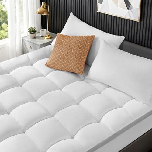 Queen Mattress Topper - Extra Firm Support Pillow Top,attress Pad Cover, Gel-Infused Memory Foam for Pressure Relief with 6"-18" Deep Pocket(60"x80")