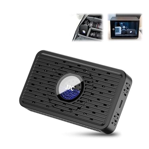 JJC Reusable Desiccant Dehumidifier with 70g Silica Gel, Portable Moisture Absorber for Gun Safe, Camera Lens Electronic Dry Cabinet, 3D Printer Filaments Storage, Guitar Bag & Closet, USB-C Charging