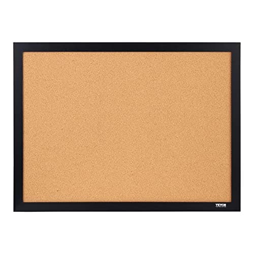 VEVOR Cork Board for Office, 36'' x 24'' Bulletin Board for Wall, Push Pin Board with Framed for Office Home and School 10