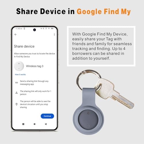 2025 Upgraded Android Air Tracker 4 Pack, Bluetooth Tracker Tags for Android Phones, Compatible with Google Find My Device, Item Locator for Luggage, Keys, Backpack 4
