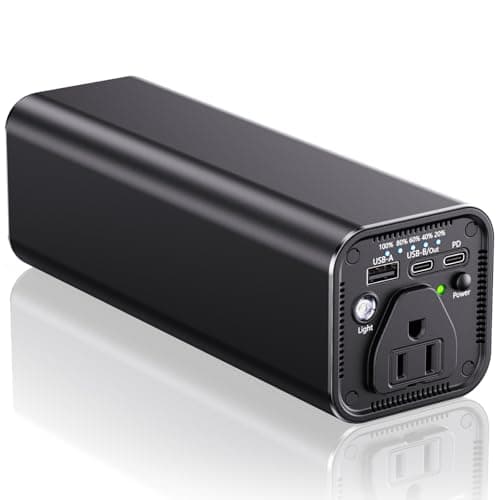 Portable Laptop Power Bank, 116Wh/31200mAh 120W AC Portable Laptop Charger, 65W PD USB C Backup Power Source for Travel and Outdoor Activities