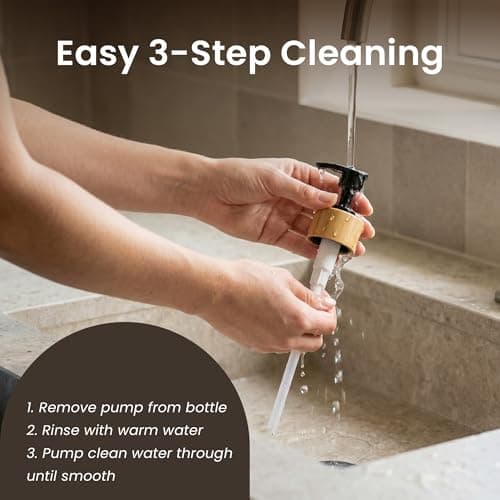 MaisoNovo Glass Dish Soap Dispenser for Kitchen Set of 2-16.9oz Dish and Hand Soap Dispenser Set for Kitchen - Black Glass Bottles x 2 with Black Bamboo Pumps & Tray 12