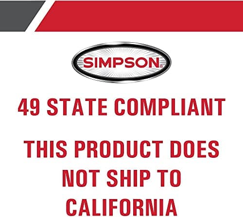 Simpson PS4240 PowerShot Gas Pressure Washer Powered by Honda GX390, 4200 PSI at 4.0 GPM, (49 State) 60456 6