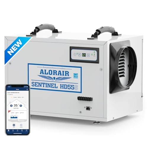 ALORAIR Crawl Space Dehumidifiers, 120 PPD Energy Star Wi-Fi APP Controls Auto Defrost Basement Commercial Dehumidifiers