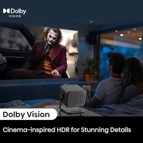Hisense M2 Pro, Triple Laser Smart Portable Lifestyle Projector, 4K UHD, 65” – 200”, 1,300 Lumens, Dolby Vision,Optical Zoom, Intelligent Screen Adjustments, Vidaa OS, Netflix Included (2025 Model) 6