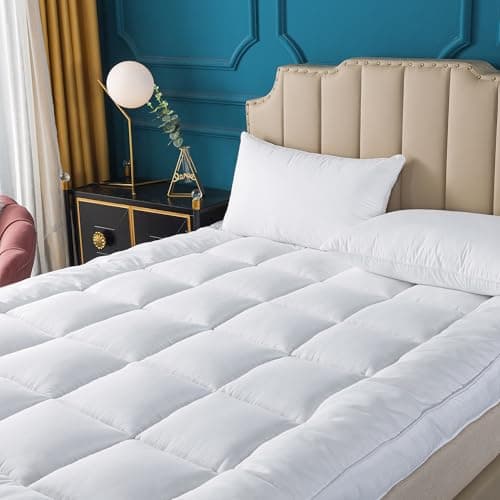 Naluka Mattress Topper King Size Pillowtop Mattress Cover Cooling Mattress Pad 2 Inch Thick