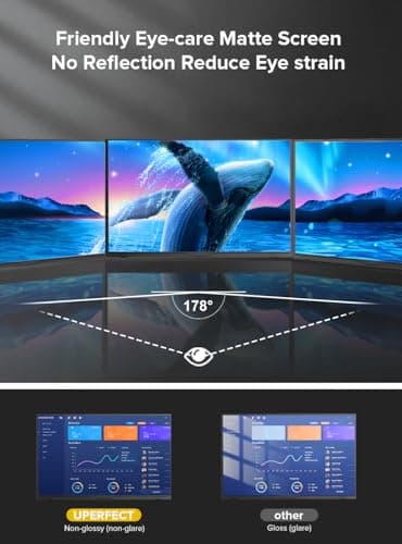 UPERFECT True 4K Portable Monitor QLED, 15.6” 600 Nits Laptop Monitor, 100% AdobeRGB, UHD 3840x2400 USB-C & HDMI w/Smart Case, HDR FreeSync Eye Care, Travel Screen for Computer, Mini PC, Game Consoles 7