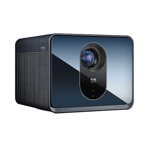 Formovie X5 4K Laser TV Projector | Portable Mini Smart Projector with ALDP Laser Display Technology | 2450 Lumens, Built-In Speakers, & Comes With Amazon FireTV | Great For Home Theaters