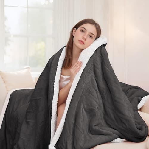 LaffyLo Electric Heated Blanket Full Size - 72"x84", Soft Flannel Heating Blanket, 10 Heating Levels, 1-12 H Auto Shut Off, Breathable Warm and Washable for Bed, Dark Grey 6