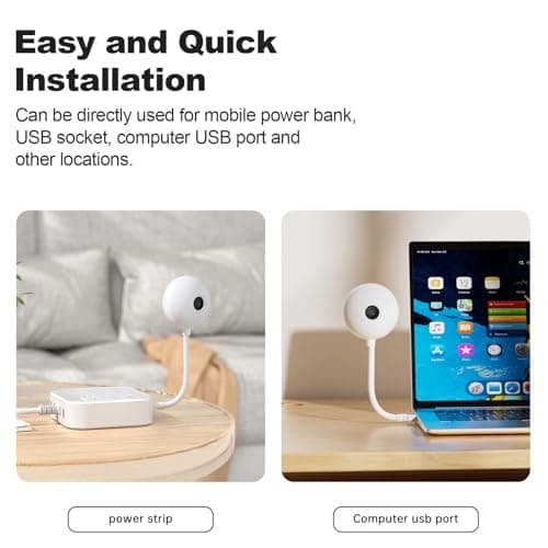 Recmoment Indoor Security Camera,2K 2.4G WiFi Baby/Pet/Dog/Nanny Cameras for Home Security,AI descriptive Notification, AI Cameras with 2-Way Talk, Color Night Vision, AI Smart Detection,911Emergency 7