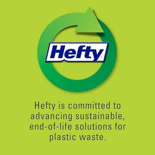 Hefty Small Trash Bags, Flap Tie, Lavender & Sweet Vanilla Scent, 4 Gallon, 26 Count 10