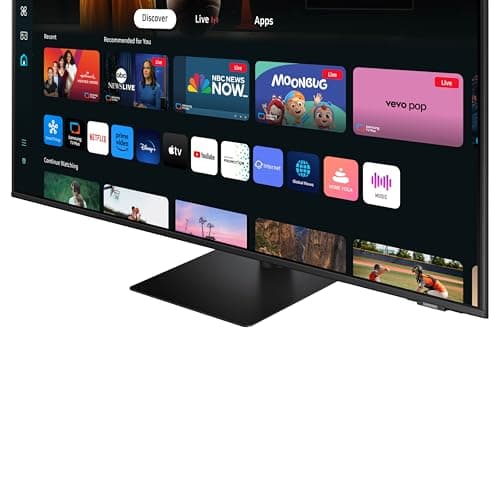 SAMSUNG 43-Inch M7 (M70D) Series 4K UHD Smart Monitor, Speakers, HDR10, USB-C, Multiple Ports, Gaming Hub, SolarCell Remote, Vision Accessibility Tools, LS43DM702UNXGO, Black 18