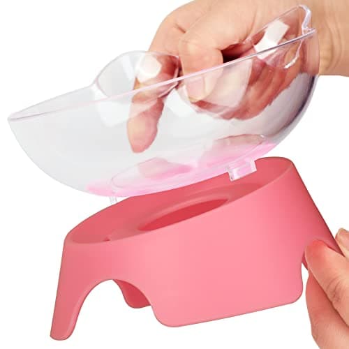 MILIFUN Raised Cat Food Bowls with Stand, Cat Dishes for Food or Water, Tilted Bowl, Pet Dish with Stand 8