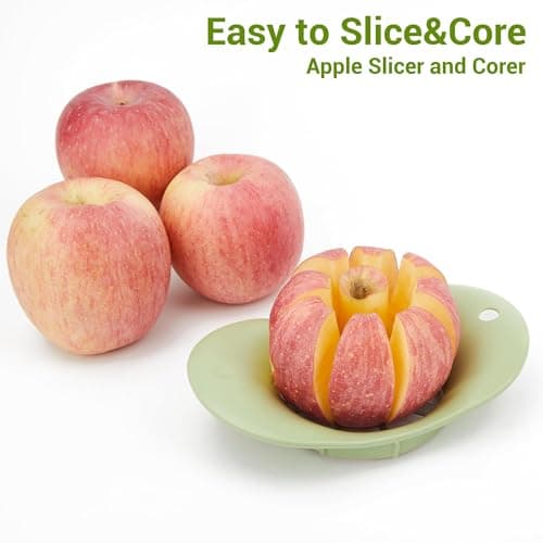 Dormercy Apple Peeler, 8 Wedges Apple Peeler Slicer Corer, Apple Slicer, Stainless Steel Blades 6
