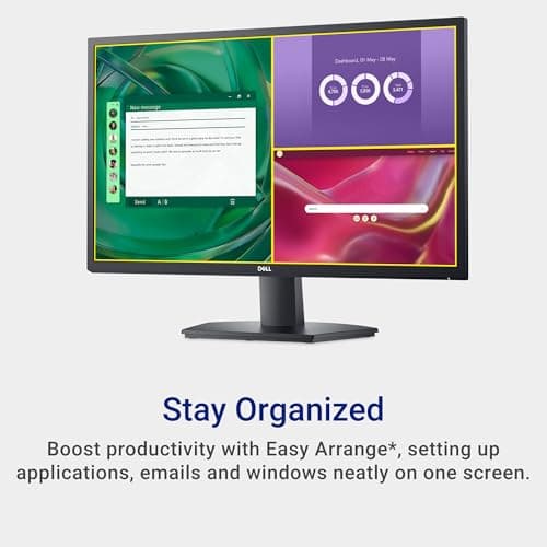 Dell 27 SE2725H Monitor - 27-Inch Full HD (1920x1080), VA Panel, Tilt Functionality, Certified by TÜV Rheinland for 3-Star Eye Comfort - Black 3