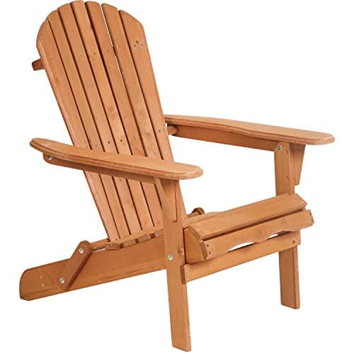 FDW Folding Adirondack Chair, All Weather Patio Chair Outdoor Fire Pit Chair for Patio Lawn Garden Backyard Deck Pool Beach