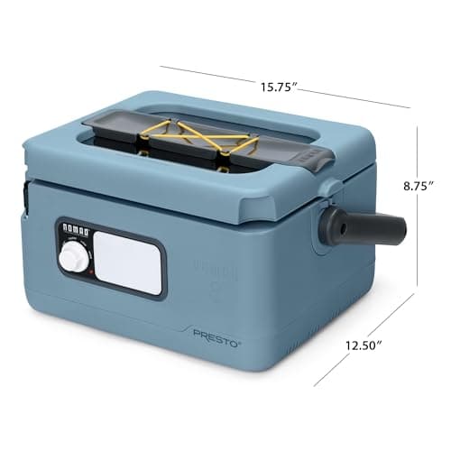 Presto 06017 8-Quart Nomad Traveling Slow Cooker, Blue 12