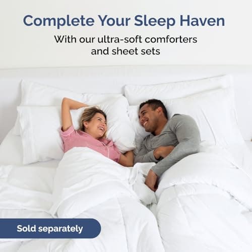 Wrap Around Dust Ruffle Bed Skirt - White - for Queen Size Beds with 12 Inch Drop - Easy Fit Elastic Strap - Adjustable Pleated Bedskirt w/Brushed Fabric - Wrinkle Free - for Women, Men, Kids & Teens 9