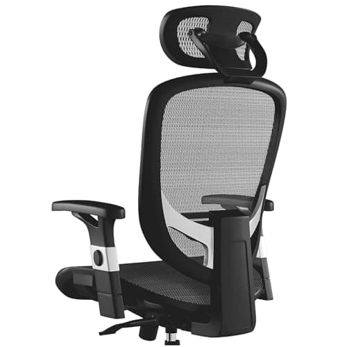 STAPLES Hyken Ergonomic Task Chair, Mesh, Ergonomic, Lumbar Support, Swivel, Black 5