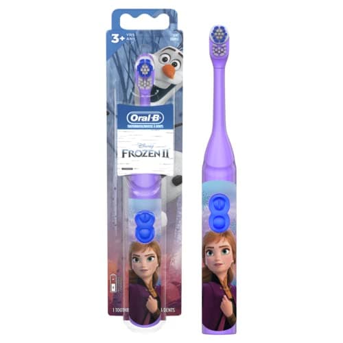 Oral-B Kids Battery Power Electric Toothbrush Featuring Disney's Frozen for Children and Toddlers Age 3+, Soft (Characters May Vary) (Pack of 2) 12