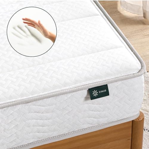 Zinus 6 Inch Foam and Spring Hybrid Mattress, 2 Pack [New Version], Twin, Fiberglass Free, Bunk Bed Compatible, Durable Support, Certified Safe Foams & Fabric, Mattress in A Box 11