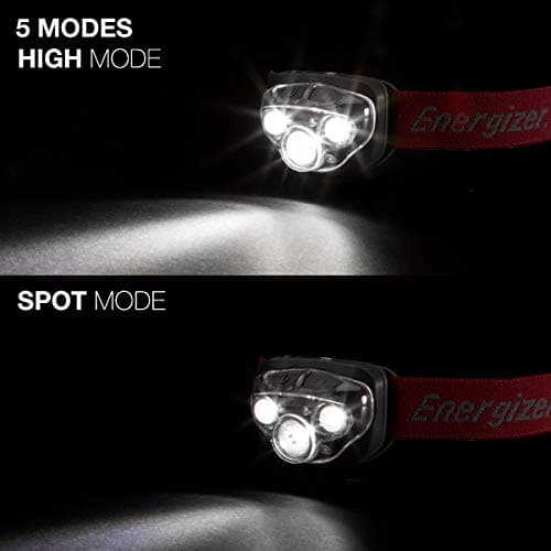 Energizer PRO-315 LED Headlamp, IPX4 Water Resistant Headlamps, High-Performance Head Light for Outdoors, Camping, Running, Storm, Survival LED Light for Emergencies (Batteries Included) 6