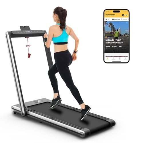 Walking Pad Treadmill - Treadmills for Home & Office - Portable Treadmill with Remote Control, LED Display, 265 LB Capacity, Space-Saving Compact Treadmill for Walking, Jogging, and Running