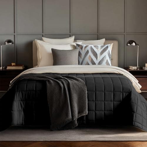 HomeSmart Weighted Blanket King Size 50lbs, The Heaviest Weighted Blanket, Fits Standard and California King Beds, Grey, 104x92