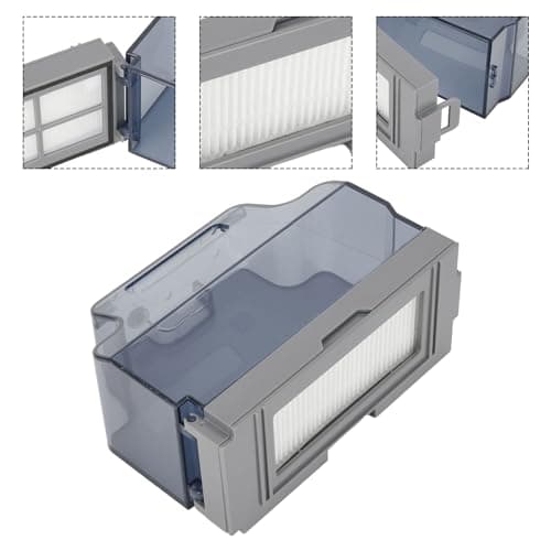 Orkyoo Dustbin Box for Lefant M210/M213/M210B/M210S, for OKP K2 K2P K3 K3P K3A K4 K5 L1 K2P Robot Vacuum Cleaner, Sweeper Accessories Dust Container, 1Pack 2