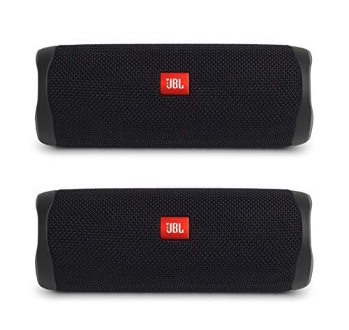 JBL Flip 5 Bundle, Black (Pack of 2)