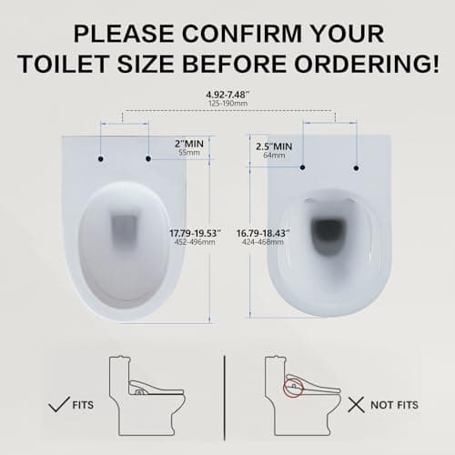 Bejoan Elongated Bidet Toilet Seat X5, Electric Heated Bidet with Soft Close, Bidet Attachment for Toilet Warm Water with Air Purification 6