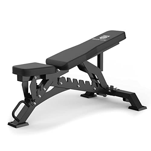 Major Fitness Weight Bench - 1300LBS Weight Capacity and 36 Adjustable Positions Strength Training Bench for Garage and Home Gym Workouts (Black) 6