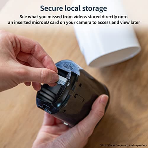 Arlo Go 2 1080p Cellular LTE Security Camera - Wireless Outdoor Camera, Removable Rechargeable Battery, Animal Detection, AI Event Captions, 2-Way Audio, SIM Card Sold Separately 5