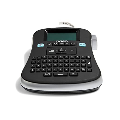 DYMO Label Maker 210D Label Maker, 2 Lines, 6 1/10w x 6 1/2d x 2 1/2h, 3" (1738976) 6
