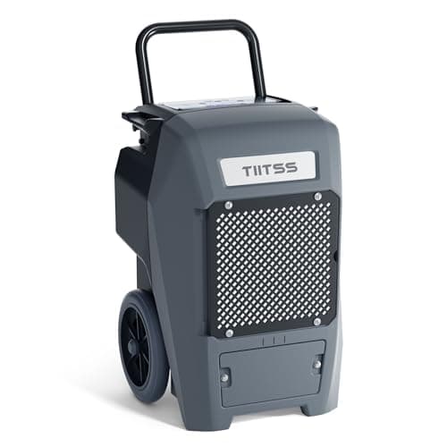 210PPD Commerical Dehumidifier - Cover Up to 8500Sq.Ft Large Spaces Industrial Dehumidifier for Basement with Drain Hose, Powerful Pump, 12 IN Rubber Wheels, 16.4 FT Vertical Drainage(Grey)