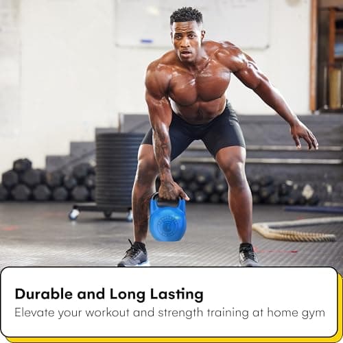 Kettlebell Kings Competition Kettlebells Weight - 33mm handle - 4-32 KG - Hand weights Workout Gym Equipment and Strength training sets for Women and Men - Weights set for Home Gym 6